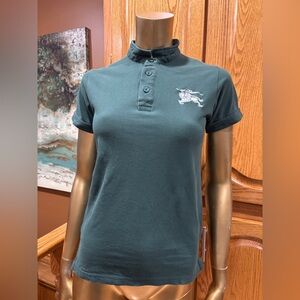 Burberry Dark Green Button Down Shirt